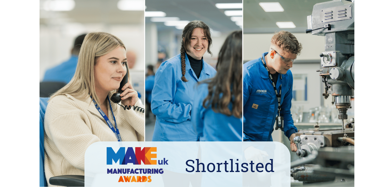 Axiom shortlisted for five Make UK awards